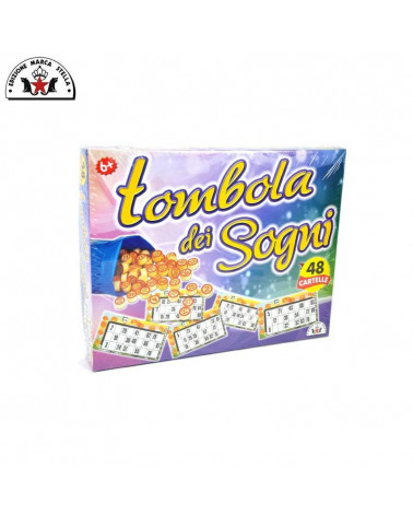 EDIZIONE MARCA STELLA TOMBOLA DEI SOGNI 48 CARTELLE
