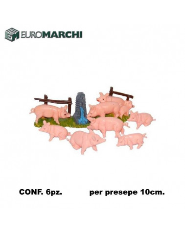 EUROMARCHI ANIMALI MAIALINI SET PZ6-00012