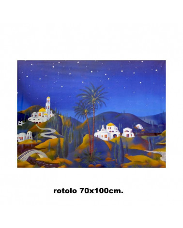 FONDALE PRESEPE ARABO 70x100