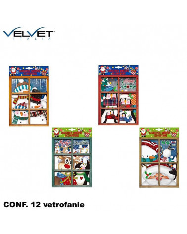 VELVET ESP 12 VETROFANIE NATALE