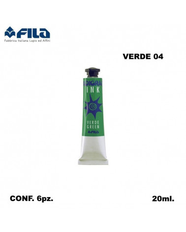 ADIGRAFIA INCHIOSTRO 20ML. VERDE 04 [6PZ]