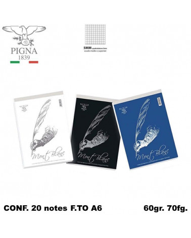 MONT BLANC NOTES A6 70FGBLOCCO-5MM-10X15 [20PZ]