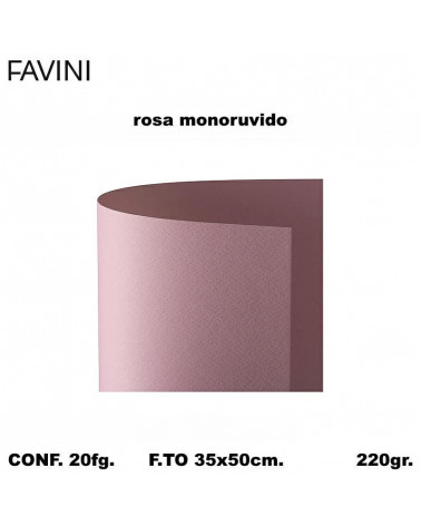 BRISTOL FAVINI MONORUVIDO 35x50 ROSA [20FG]