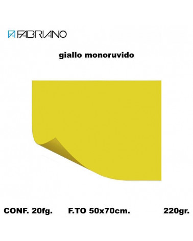 BRISTOL MONORUVIDO 50X70 GIALLO[20FG]