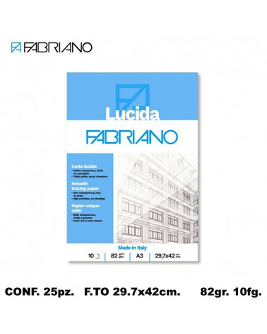 FABRIANO BLOCCO LUCIDO 29.7x42 10fg. [25PZ]