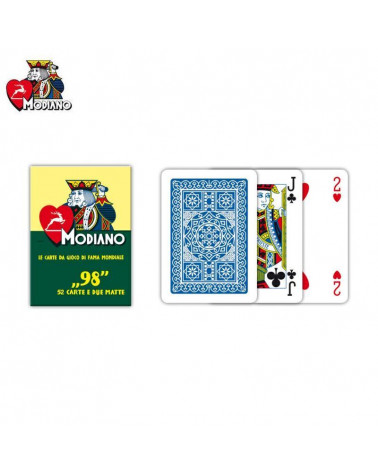 MODIANO CARTE POKER GIOCO-BLU