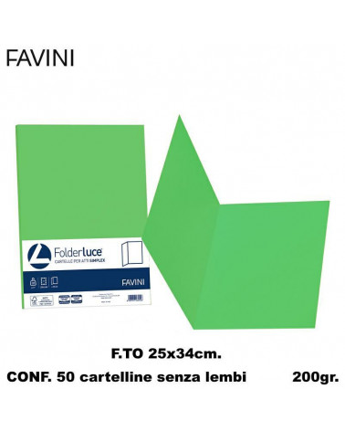 FAVINI CARTELLE ATTI VERDE [50PZ]
