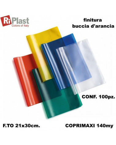 RI PLAST COPRIMAXI A4 GLASS 100pz.ASSORTITO