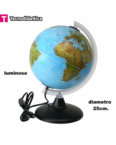 TECNODIDATTICA GLOBO ELITE LUMINOSO 25CM.