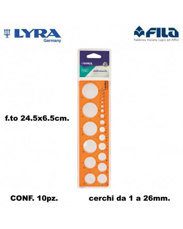 LYRA MASCHERA CERCHIOMETRO 287  FILA [10PZ]