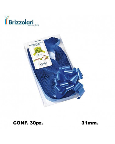 BRIZZOLARI COCCARDA STRAPPO MM31 30PZ. BLU 08