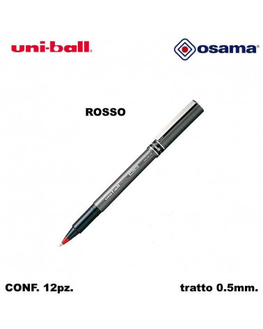 OSAMA ROLLER UNI BALL DE LUXE 12PZ. ROSSO MICRO