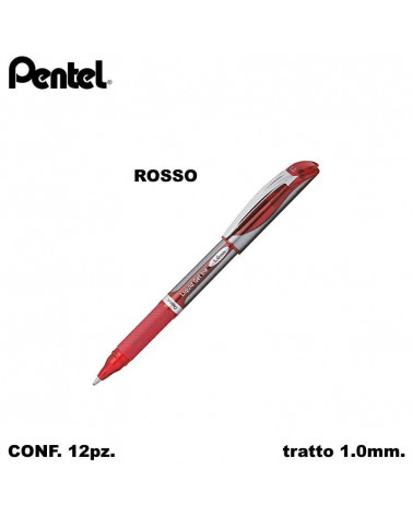 PENTEL ROLLER ENERGEL XM 1.0 ROSSO [12PZ]