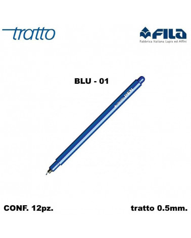 TRATTO MARCATORE PEN  BLU 01 [12PZ]