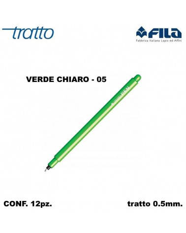 TRATTO MARCATORE PEN  VERDE CHIARO 05 [12PZ]