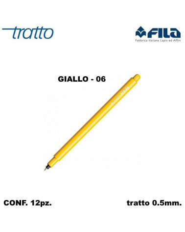 TRATTO MARCATORE PEN  GIALLO 06 [12PZ]