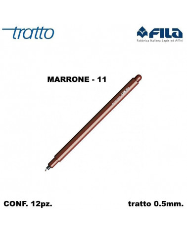 TRATTO MARCATORE PEN  MARRONE 11 [12PZ]