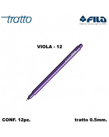 TRATTO MARCATORE PEN  VIOLA 12 [12PZ]