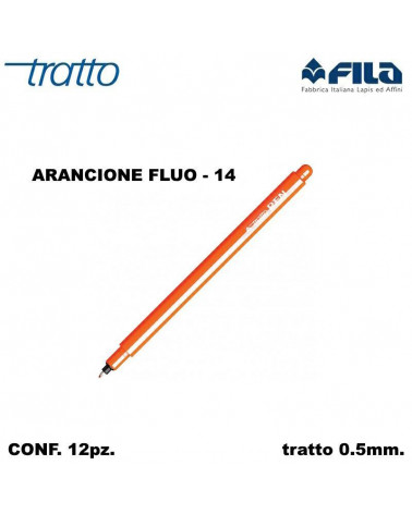 TRATTO MARCATORE PEN  ARANCIONE FLUO 14 [12PZ]