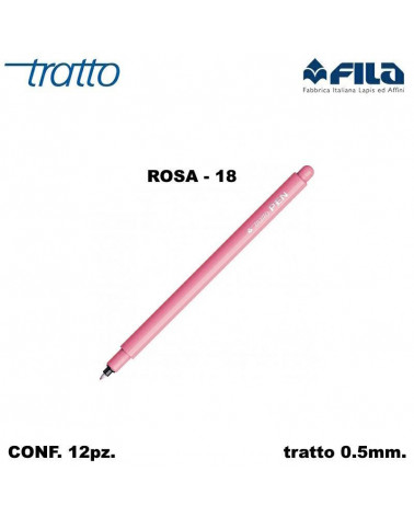 TRATTO MARCATORE PEN  ROSA 18 [12PZ]