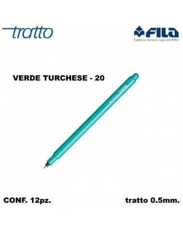 TRATTO MARCATORE PEN  VERDE TURCHESE 20 [12PZ]