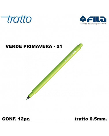 TRATTO MARCATORE PEN  VERDE PRIMAVERA 21 [12PZ]