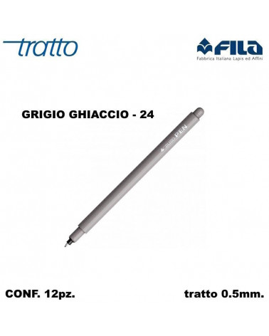 TRATTO MARCATORE PEN  GRIGIO GHIACCIO 24 [12PZ]