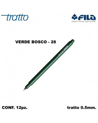 TRATTO MARCATORE PEN  VERDE BOSCO 28 [12PZ]