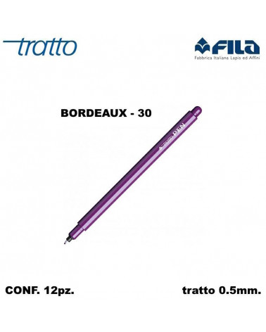 TRATTO MARCATORE PEN  BORDEAUX 30 [12PZ]