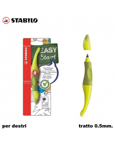 STABILO ROLLER EASY START PER DESTRI VERDE