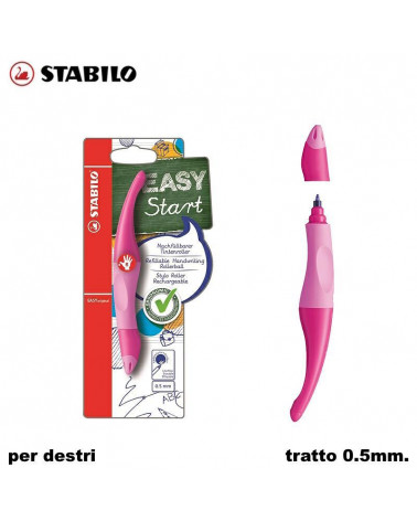 STABILO ROLLER EASY START PER DESTRI ROSA