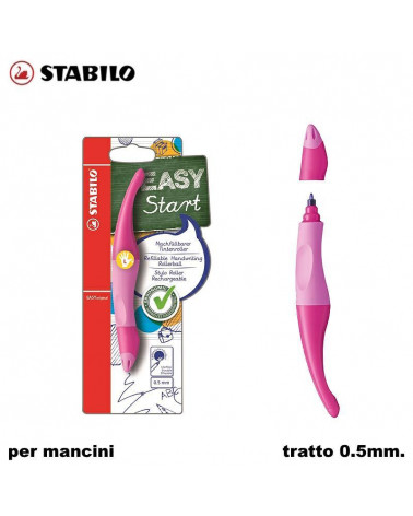 STABILO ROLLER EASY START PER MANCINI ROSA