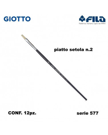 GIOTTO PENNELLO PIATTO 577 N.2  [12PZ]
