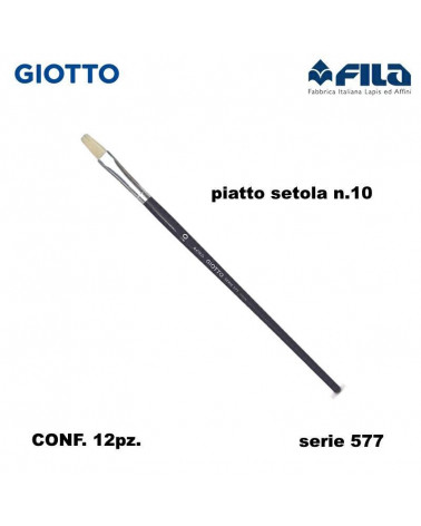 GIOTTO PENNELLO PIATTO 577 N.10  [12PZ]