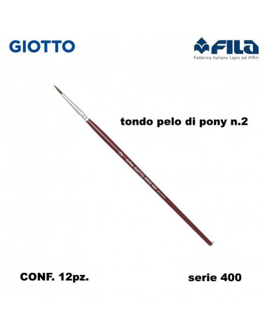 GIOTTO PENNELLO TONDO 400 N.2  [12PZ]