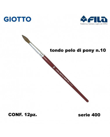 GIOTTO PENNELLO TONDO 400 N.10  [12PZ]
