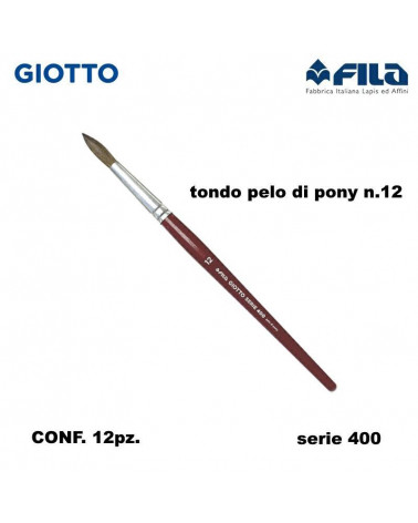GIOTTO PENNELLO TONDO 400 N.12  [12PZ]
