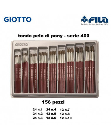 GIOTTO PENNELLO TONDO 400 156PZ.ESP.
