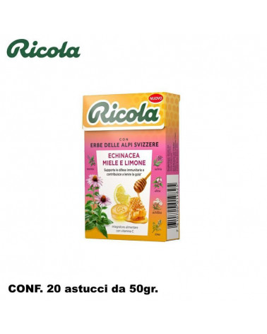 RICOLA ECHINACEA MIELE E LIMONE 20PZ.