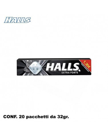 HALL'S NERA EXTRAFORTE 32gr.20pz.