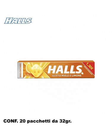 HALL'S MIELE/LIMONE S/Z 32gr.20pz.
