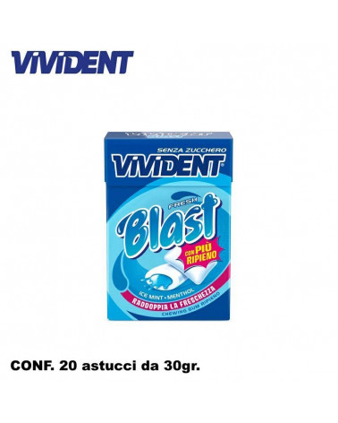 VIVIDENT BLAST BLU 20pz.