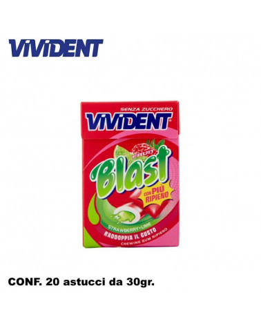 VIVIDENT BLAST FRUIT 20pz.