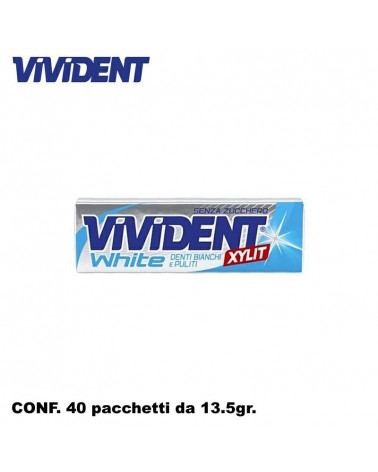 VIVIDENT XYLIT WHITE 40pz.