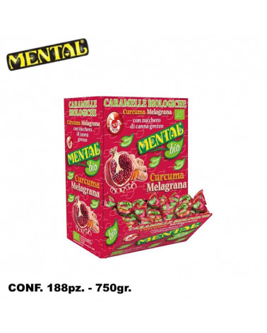 MENTAL BIO CURCUMA/MELAGRANA 750gr.188pz.