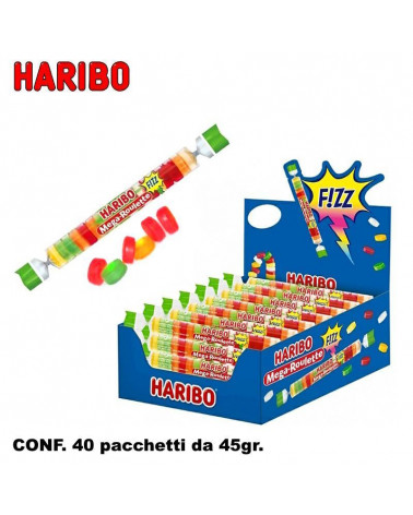 HARIBO MEGA ROULETTE FIZZ 45gr.40pz.
