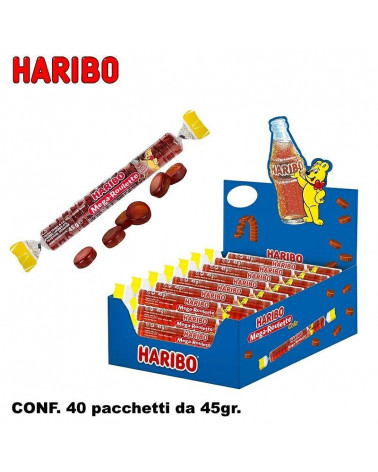 HARIBO MEGA ROULETTE COLA 45gr.40pz.