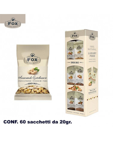 FOX FRUTTA SECCA 20gr.60pz.