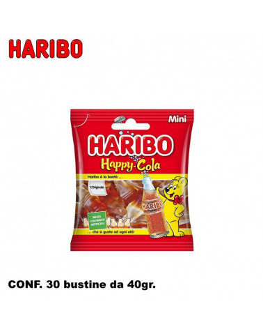 HARIBO BUSTINE HAPPY COLA 40gr.30pz.