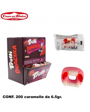 TROLLI DENTIERA DRACULA 6.5gr.200pz.
